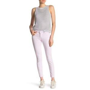 7 For All Mankind Skinny Jeans Gwenevere Mid Waist Purple Lilac SZ 28 NWT
